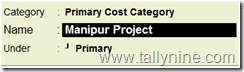 cost center set up