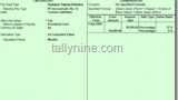 Employee pf contribution in tally