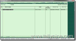 "party ledger in Tally"