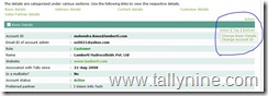 "action in Tally"